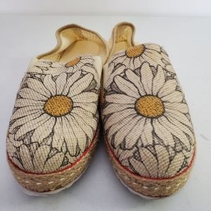 Goby Sunflower Canvas Flats Espadrilles